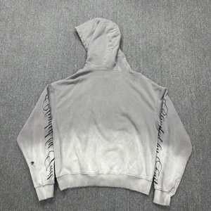 Sudadera con Capucha Extra Grande para Hombre, Estilo Desgastado por el Sol, con Detalles Desgastados y Acabado Vintage Streetwear - Product Image 5