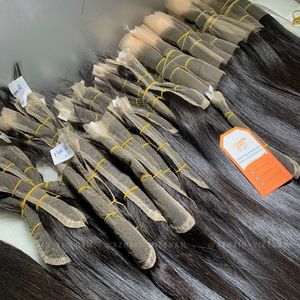 Fermeture en dentelle HD de qualité supérieure pour faire des perruques à partir d'extensions de cheveux vierges humains vietnamiens à 100%, meilleur prix de gros - Product Image 3