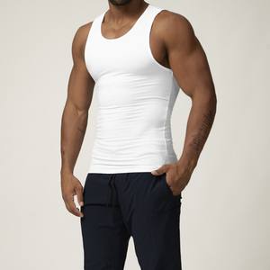 Camiseta Deportiva Ajustada para Hombre, para Fitness, Yoga, Culturismo, Chaleco de Rayón y Elastano, Camiseta sin Mangas para Correr - Product Image 2