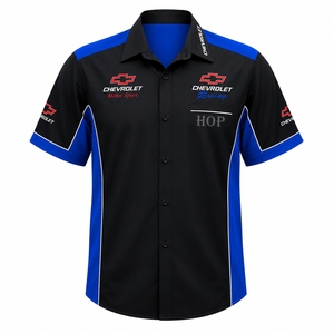 Chemise de course F1, logo personnalisé, personnalisation du matériau, vêtements de piste, impression, karting, uniforme d'équipe sportive, chemises de mécanicien pour hommes - Product Image 5