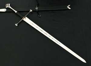 Réplique de l'épée Anduril en acier inoxydable fait main LEGACY BLADES, objet de collection Le Seigneur des Anneaux, décoration murale design moderne - Product Image 5