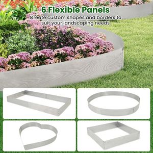 Set di 6 Bordure per Giardino in Acciaio Zincato da 20 Piedi per Prati e Aiuole - Product Image 6