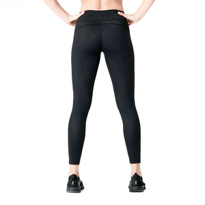 Leggings de Yoga de Pierna Recta de Color Sólido Personalizados para Mujer, Leggings Deportivos Sin Costuras con Costuras Reforzadas - Product Image 5