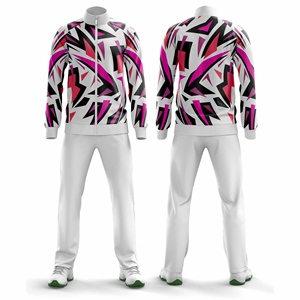 Conjunto Deportivo Estampado de Dos Piezas con Chaqueta y Pantalones con Diseño Gráfico, Tejido Transpirable para Entrenamiento, Running y Fitness - Product Image 6