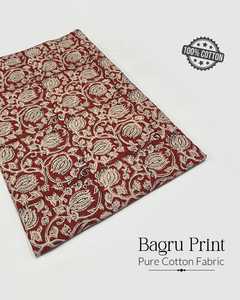 Nueva Tela de Algodón 100% Puro con Estampado Floral Indio Azul Aciano y Blanco, Impresa a Mano, por Metro, para Vestidos - Product Image 5