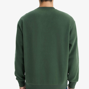Sweat-shirt d'hiver à capuche et quart de zip en molleton décontracté 100 % coton, style streetwear de luxe, brodé, coupe classique pour homme, vente en gros - Product Image 3
