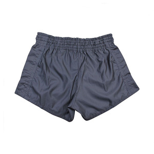 กางเกงมวยไทยผ้าไหมและโพลีเอสเตอร์ 100% ปี 2025 แบบปรับแต่งได้สำหรับผู้ชาย - ทนทาน ระบายอากาศดี พิมพ์ลายแบบ Heat-Transfer สีและโลโก้ตามสั่ง - Product Image 2