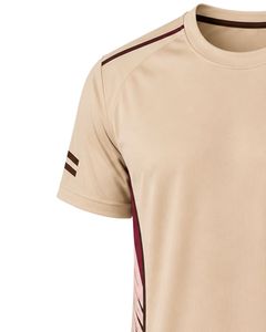 สีเบจสีชมพูเสื้อยืดกีฬาบุรุษแห้งเร็วระบายอากาศได้ดียิมฟิตเนสวิ่งกีฬาการฝึกอบรมชุดออกกำลังกายเสื้อยืดฤดูร้อนสวมใส่ทุกวันเสื้อ - Product Image 3