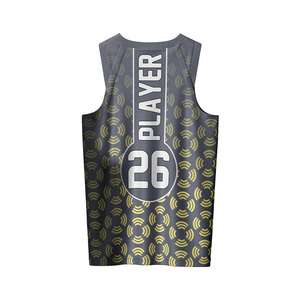 ชุดยูนิฟอร์มบาสเก็ตบอลแบบกลับด้านได้ พิมพ์ลายด้วยความร้อน ขนาดพลัสไซส์ ระบายอากาศได้ดี ผลิตจากโพลีเอสเตอร์ 100% คุณภาพสูง ป้องกันแบคทีเรีย - Product Image 3