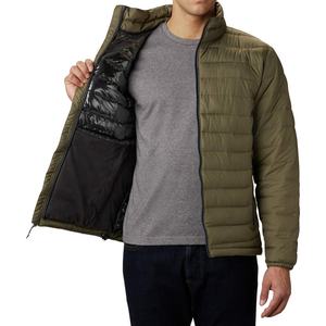 Veste d'hiver coupe-vent pour hommes couleur personnalisable vêtements d'extérieur décontractés à col montant pour les activités respirantes que portent les hommes - Product Image 4