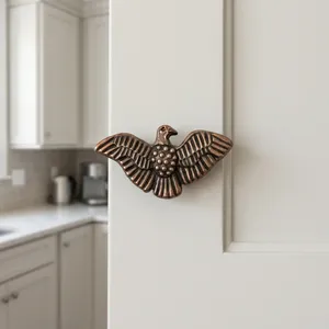 Cast Iron Eagle Bird Cabinet <b>Knob</b> Modern Design Hotel Furniture Hardware Durable Eco-Friendly Antirust High Quality Rajvasant - Product Image 2
