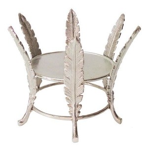 Candelabro de Aluminio Hecho a Mano de Primera Calidad, Soporte Metálico Escultural Único, Centro de Mesa Contemporáneo de Lujo para Comedor - Product Image 4