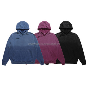 380 gsm sweat à capuche lourd épaule tombante sweats à capuche logo personnalisé sweats à capuche unisexes lourds brodés - Product Image 2