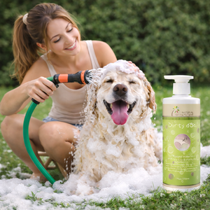 Champú Ecológico para Perros y Gatos de 500 ml, Fórmula Segura, Antibacteriana y Antipulgas, con Materiales Naturales y Suaves para la Piel, para una Piel Saludable - Product Image 1