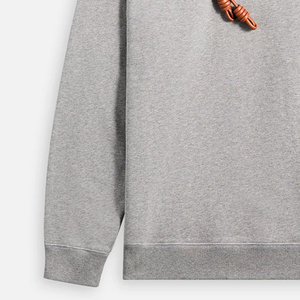 เสื้อฮู้ดดี้ผู้ชายทรงทันสมัย สวมใส่สบาย ดีไซน์ไหล่ตก ทรงโอเวอร์ไซส์/ทรงโมเดิร์น สีพื้น ผ้าเนื้อนุ่ม มีโลโก้ - Product Image 3