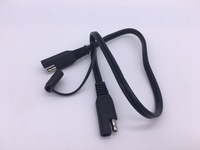 Câble d'alimentation SAE 1000 mm isolé en PVC 300 V, conducteur en cuivre 16 AWG, 41 conducteurs, indice de température 60°C/105°C, noir, usage industriel