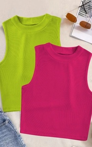 เสื้อผ้าขายส่งสำหรับวัยรุ่น สวมใส่ได้ทุกวัน ดีไซน์ทันสมัยสำหรับฤดูร้อน ทรงเข้ารูป กระชับรูปร่าง เหมาะสำหรับใส่ลำลอง คุณภาพดีแต่ดูหรูหรา - Product Image 2