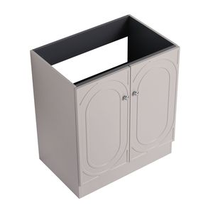 Mobile bagno freestanding da 30 pollici con 2 ante ammortizzate, senza lavabo (confezione KD) - Product Image 1