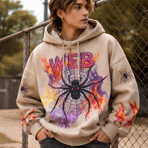 Sudadera con Capucha de Araña Colorida Personalizada al por Mayor, 100% Algodón - Fabricante OEM para Pedidos al por Mayor - Product Image 6