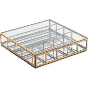 Customized Metal And Glass Jewelry Box Manufactured For Wholesale Buyers Luxury Gift Packaging And Retail Display - Product Image 5