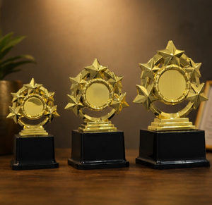 Trophée en plastique personnalisé avec une construction durable pour les récompenses de reconnaissance, les événements sportifs et les événements professionnels. - Product Image 1
