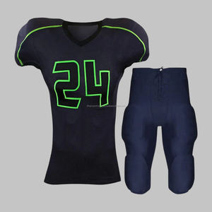 Uniforme de fútbol cosido personalizado Camisetas de fútbol americano para hombres Mujeres Camisetas de poliéster unisex Uniformes de fútbol - Product Image 1