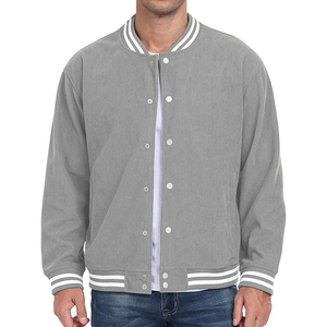Chaqueta Varsity de Cuero para Hombre con Capucha Integrada de Mezcla de Lana, Estilo Béisbol Universitario y Urbano - Product Image 3