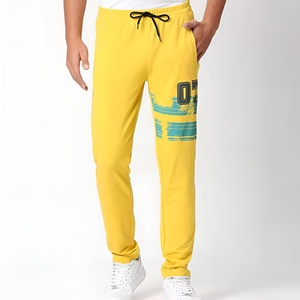 Pantalon de jogging surdimensionné pour hommes, en molleton épais délavé à l'acide, effet délavé soleil, avec strass, style streetwear, qualité supérieure, vente en gros - Product Image 1