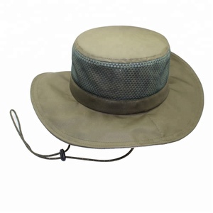 Custom <b>Men</b> <b>Sun</b> <b>Hat</b> Mesh Hollow Out Circle Loop Design Fishing Hiking Garden Beach UV Protection <b>Hat</b> Bucket <b>Hats</b> - Product Image 1