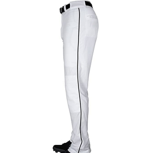 Pantalon de baseball respirant en polyester 100% de couleur unie, taille plus, personnalisable, dernier design, prix abordable, vente en gros du fabricant pakistanais - Product Image 4