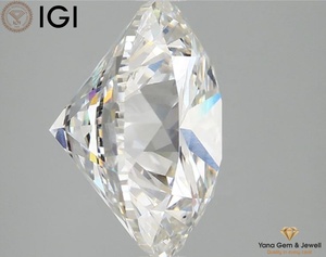 Prestige 6.00 CT CVD ประดับเพชรทรงกลมแวววาวได้รับการรับรองจาก IGI สี F บริสุทธิ์ VS1ชัดเจนออกแบบมาสำหรับเครื่องประดับหรูหรา - Product Image 6