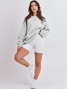 Nueva Sudadera con Capucha Informal de Estilo Urbano, Color Verde Personalizado, Sudadera Lisa para Mujer, Sudaderas Lisas de la Mejor Calidad para Mujer, OEM - Product Image 6