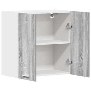 Mobile da Cucina Sospeso in Legno Ingegnerizzato Grigio Medio Sonoma - Product Image 5