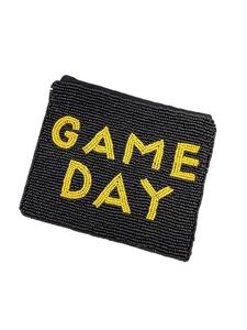 Embroidery HO HO <b>Christmas</b> Seed Beads Coin Pouch & Purses Custom Design Seed Beads <b>Christmas</b> Holiday-<b>themed</b> Coin Pouch & Purse - Product Image 4