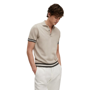 Chemises Polo Homme en Coton Tricoté Classiques Décontractées à Manches Courtes Confortables et Respirantes pour Usage Quotidien – Vente en Gros - Product Image 3
