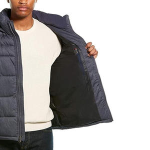 Fully Customized Men's <b>Waterproof</b> Canvas Puffer <b>Jackets</b> Polyester Wadding Filled <b>Winter</b> DDP Shipping - Product Image 3