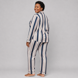 Custom Women Pajama <b>Set</b> Soft Cotton Comfortable Breathable Two Piece Nightwear Sleepwear Casual Lounge Homewear <b>Set</b> for Women - Product Image 3