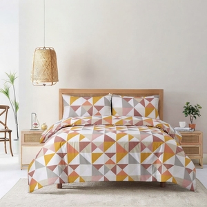 Sábana Ajustable de Algodón Dolce Pumpkin, Sábana Plana de 150 Hilos, Estilo Moderno, Ropa de Cama para Todas las Estaciones para Adultos - Product Image 4