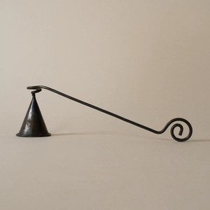 Antique Black Finish Metal <b>Candle</b> Snuffer With Elegant Design For Vintage Home Decoration And <b>Candle</b> Care - Product Image 1