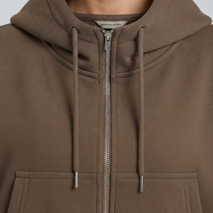 Sudadera Corta de Mujer de Alta Calidad, Estilo Casual Urbano, Hombros Caídos, Transpirable, Ecológica, Tejida, Personalizada, a Bajo Precio - Product Image 6