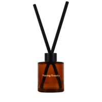 Vente en gros de flacons en verre cylindriques vides de 100 ml pour diffuseur de roseaux d'aromathérapie, flacons de parfum d'huile aromatique, flacons de diffuseur de parfum