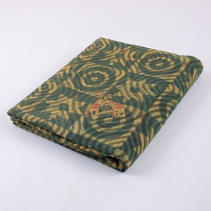 Wholesale <b>Indian</b> Handmade Cotton Fabric Jaipur Sanganeri Hand Block Printed Fabric Raw Material Dress Fabric - Product Image 2