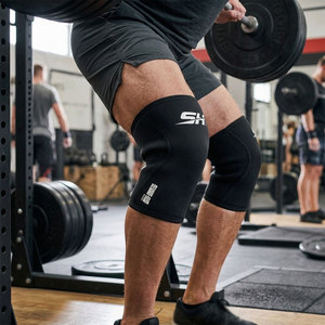 Genouillères de compression unisexes en néoprène, légères, robustes, pour le soulagement de la douleur, la protection sportive, anti-odeur, genouillères personnalisées - Product Image 5