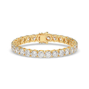 Pulsera de tenis de lujo con diamantes blancos DEF – Diamantes naturales y cultivados en laboratorio a un precio de mercado impresionante de un vendedor de origen indio - Product Image 1
