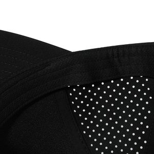 Casquette de baseball noire à 6 panneaux, respirante, en maille, ajustée, unisexe, pour l'extérieur, style décontracté, printemps-été - Product Image 6