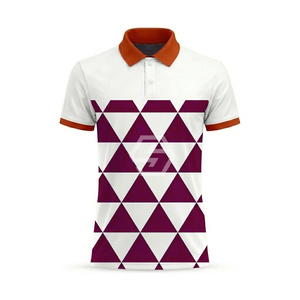 Polo personnalisé OEM avec impression par sublimation, logo imprimé, respirant, coupe ajustée, pour équipe de course, uniforme de club sportif - Product Image 3