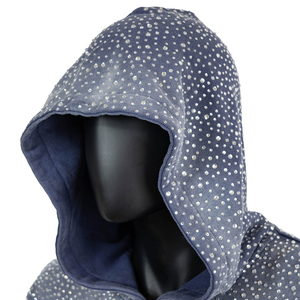Custom Full Gradient <b>Rhinestone</b> Hoodie Streetwear Distressed Baggy Zip up Acid Wash Glitter <b>Jacket</b> Hoodie Men - Product Image 2