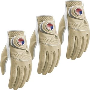 Gant de golf pour droitier en cuir microfibre antidérapant avec fermeture auto-agrippante pour hommes, usage sportif avec système de marquage de balle - Product Image 4