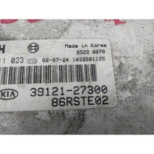 Unidad de Control del Motor (ECU) para Carens I 2002-2006, Usada, ORIGINAL, 3912127300 - Product Image 2