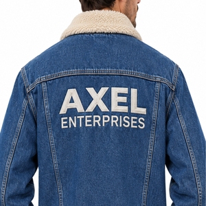Chaqueta de Mezclilla Personalizada para Hombre, Ropa Casual de Calle, para Viajes al Aire Libre, Moda Diaria, Ropa al por Mayor, Fabricante OEM, Chaqueta para Hombre - Product Image 5